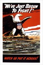 World war Two American propaganda poster