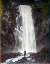 Waterfall at Nikko, 1880
