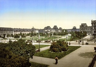 The Louvre, Paris, France 1900