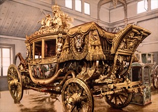 Charles X, carriage, Versailles, France 1890