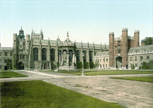 Trinity College, Cambridge University, Cambridge, England 1890