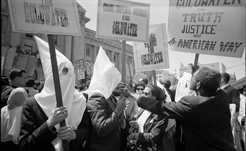 Ku Klux Klan supporting Barry Goldwater's campaign 1964