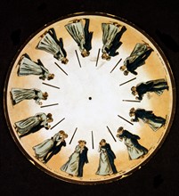 A zoetrope pre-film animation device