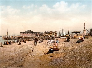 Southsea beach, England 1890