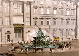 Fountain, Royal Palace, Berlin, Germany 1890