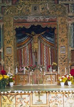 Photograph of an altar in a Russian Orthodox Church