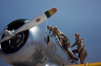 Photograph of Aviation cadets at the Naval Air Base, Corpus Christi, Texas