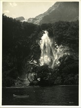 Photograph of Bowen Falls, Milford Sounds, New Zealand