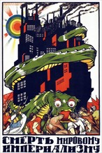 Soviet propaganda pster 1920's