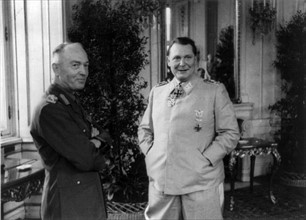 Photograph of Ion Antonescu and Hermann Göring
