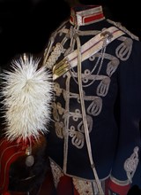 uniform of the 4th Queen's Own Hussars 1895, belonging to Sir Winston Churchill