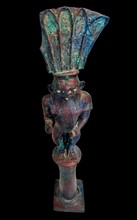Scepter with the representation of the god Bes. Bronze. Late Period (715-332 BC).