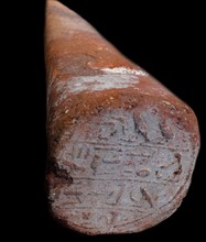 Ancient Egyptian Funerary cone of the Chief Beer Brewer