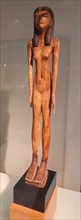 Egyptian tomb statue of a female. Wood. 11th Dynasty (2134-2040 BC).