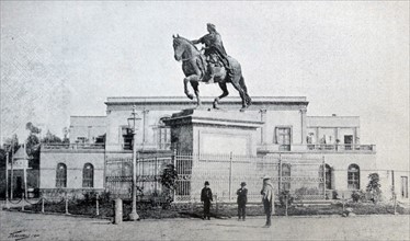 statue of King Charles IV (1748 – 1819) of Spain in Mexico City 1890