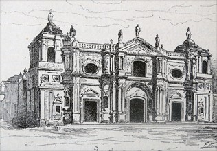 Illustration of the Santo Domingo Monastery