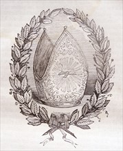 Engraving depicting the Mitre