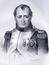 Engraving of Napoleon Bonaparte