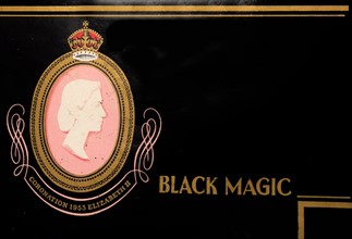 Black Magic assorted chocolate box was launched in 1934 by the Uk company Rowntree