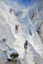 Elijah Walton (1832-1880) Alpine Climbers, 1869