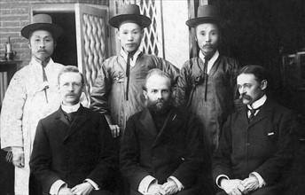American missionaries visit Korea circa 1910