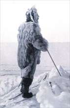 Frontispiece portrait of Roald Amundsen,