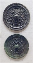 Bronze mirrors from a tomb near Miyachidake, Chikuzen, Japan