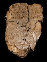 Clay tablet depicting a Babylonian map of the World