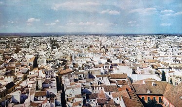 Spanish city of Seville just before the Spanish Civil War 1936
