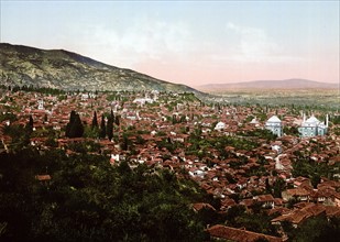 View of the city, Bursa, Turkey, between ca.1890 and ca. 1900