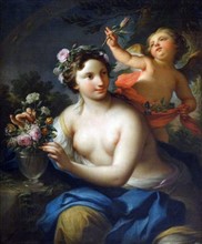 Allegory of Spring, c.1760 (oil on canvas) by Andrea Casali, (1705-84)