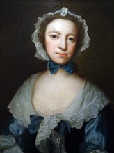 Lettice Mary Banks 1716-1757 by William Hoare 1707-1792. Oil on canvas 1740's
