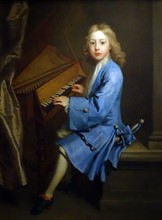 Garton Orme at the Spinet, 1705-8, by Jonathan Richardson