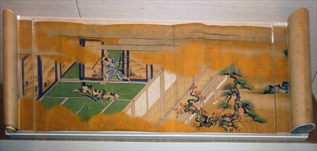 Illustrated handscroll of the Boy from Ibuki