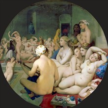 The Turkish Bath' by Jean-Auguste-Dominique Ingres
