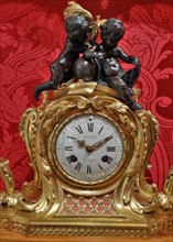 18th Century filing-cabinet and clock