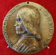 Coin depicting Lorenzo de' Medici