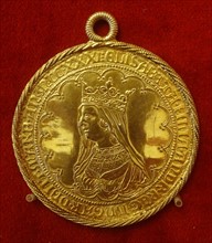Coin depicting Elizabeth of Hungary