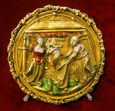 Pendant jewel depcitng the Incredulity of St. Thomas