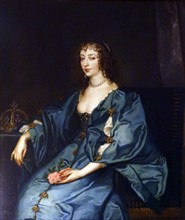 Portrait of Queen Henrietta Maria of France