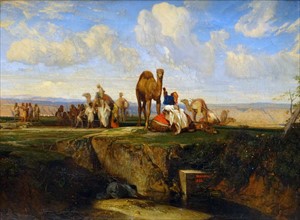 Joseph sold by his Brethren' by Alexandre-Gabriel Decamps