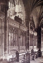 11th century Gothic architecture at Winchester Cathedral in England