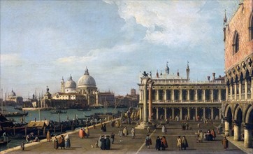 Canaletto, Venice: the Molo with Santa Maria della Salute