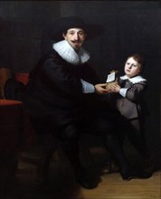 Jean Pellicorne and His Son Caspaer' by Rembrandt