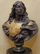 Gilt bronze bust of Louis de Bourbon