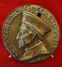 Coin depicting Lorenzo de' Medici