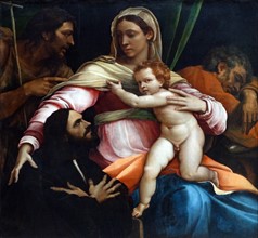 Del Piombo, The Holy Family with St John the Baptist and a Donor