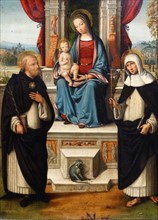 The Virgin and Child with Saints Dominic and Catherine of Siena