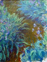 Irises' by Claude Monet