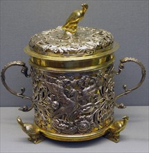 Two-handled cup and cover